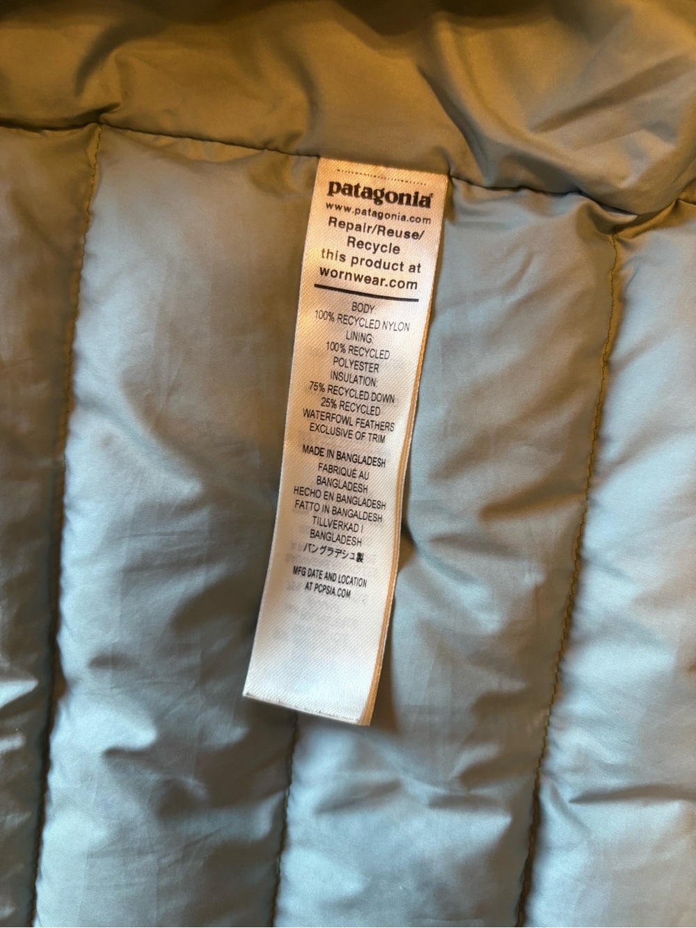 Patagonia Kids Drop Tail Down Sweater Jacket - Picture 6 of 7